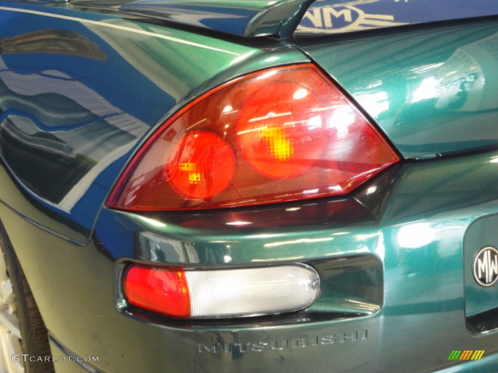 2001 Eclipse GS Coupe - Sherwood Green Pearl / Beige photo #27
