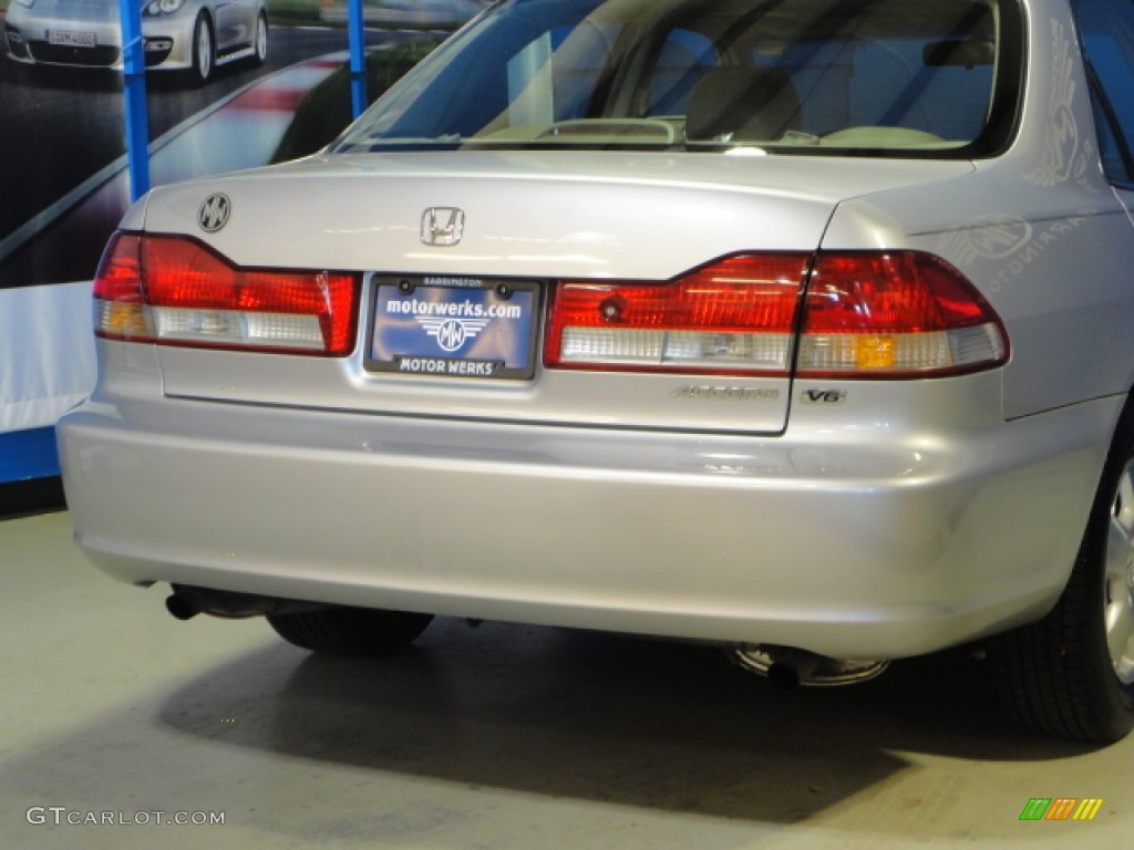 2002 Accord EX V6 Sedan - Satin Silver Metallic / Black photo #8