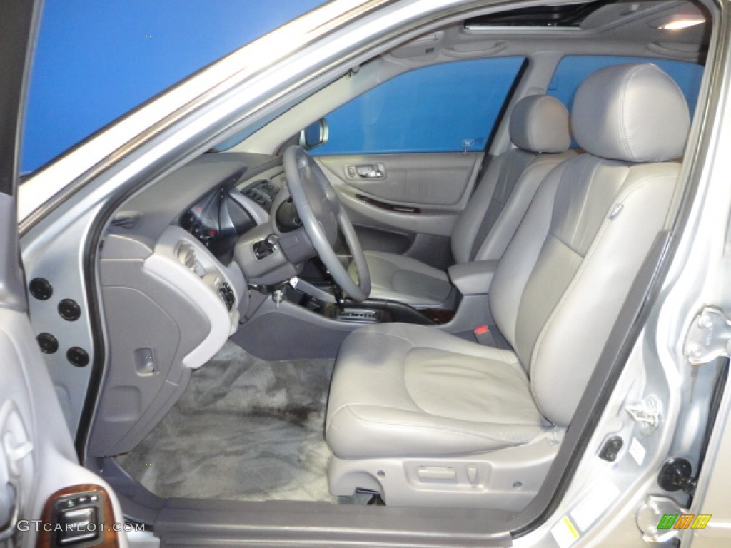 2002 Accord EX V6 Sedan - Satin Silver Metallic / Black photo #12