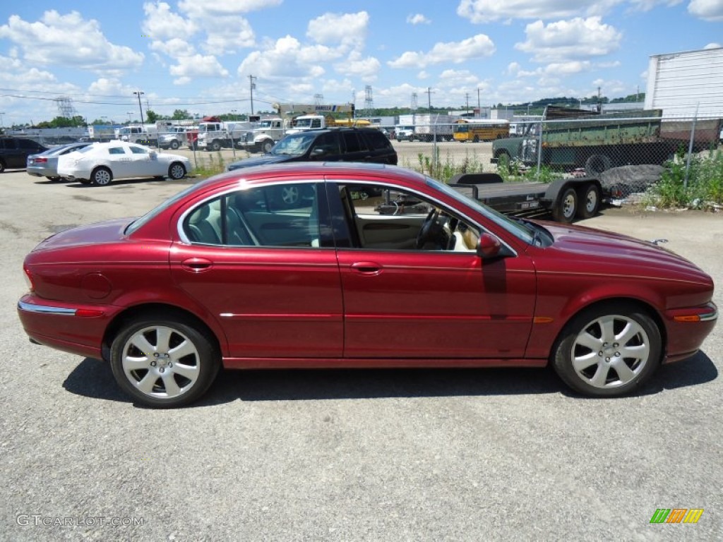 Radiance Red Metallic 2004 Jaguar X-Type 3.0 Exterior Photo #67102279