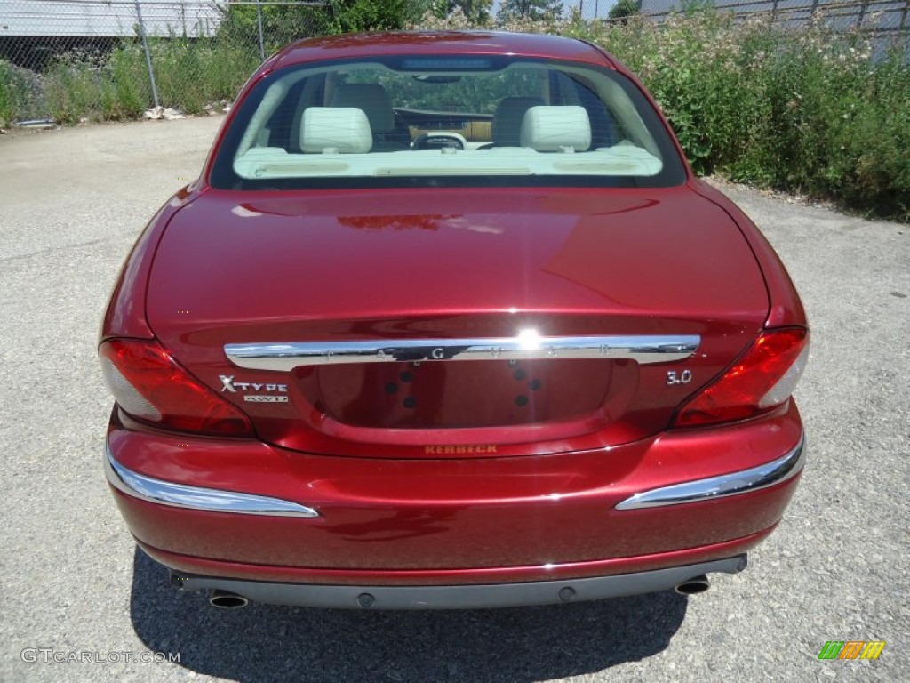 Radiance Red Metallic 2004 Jaguar X-Type 3.0 Exterior Photo #67102290