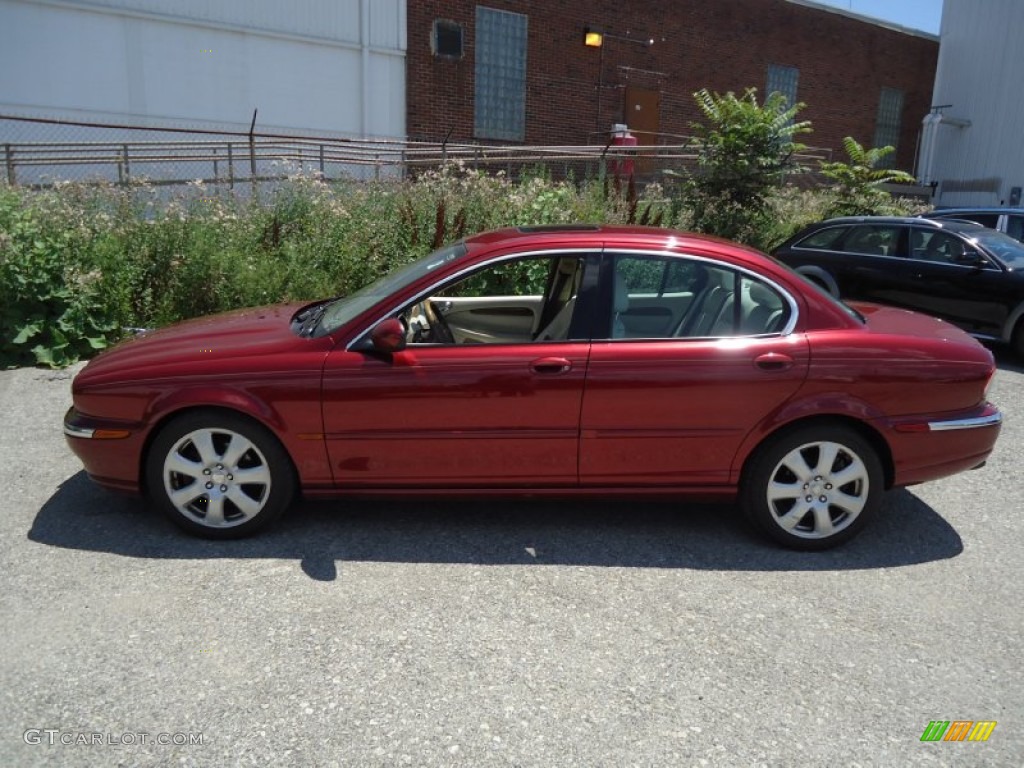 Radiance Red Metallic 2004 Jaguar X-Type 3.0 Exterior Photo #67102303