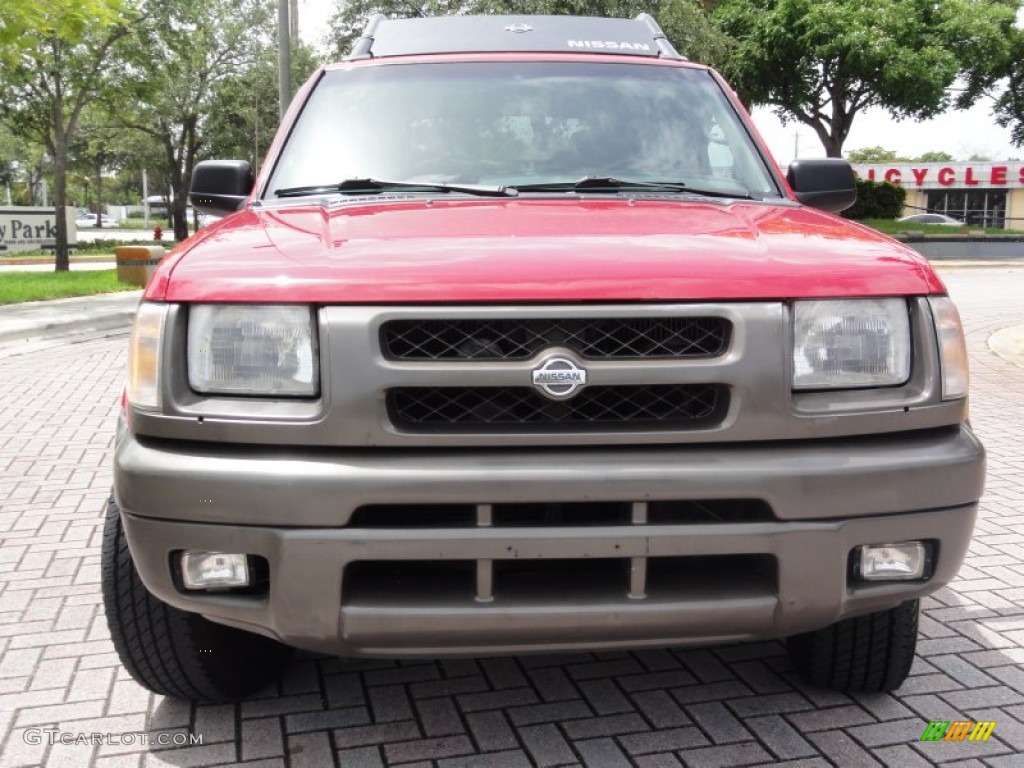 2000 Xterra SE V6 4x4 - Aztec Red / Sage photo #8