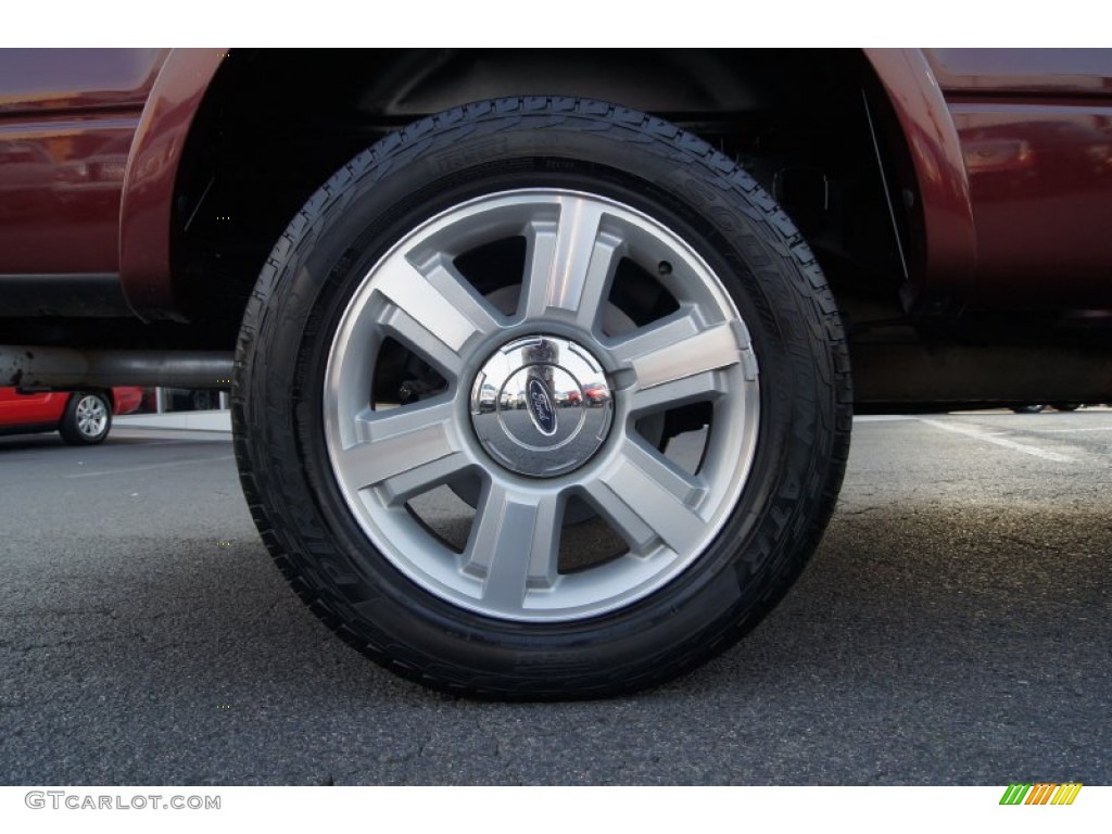 2006 F150 Lariat SuperCrew 4x4 - Dark Toreador Red Metallic / Tan photo #19