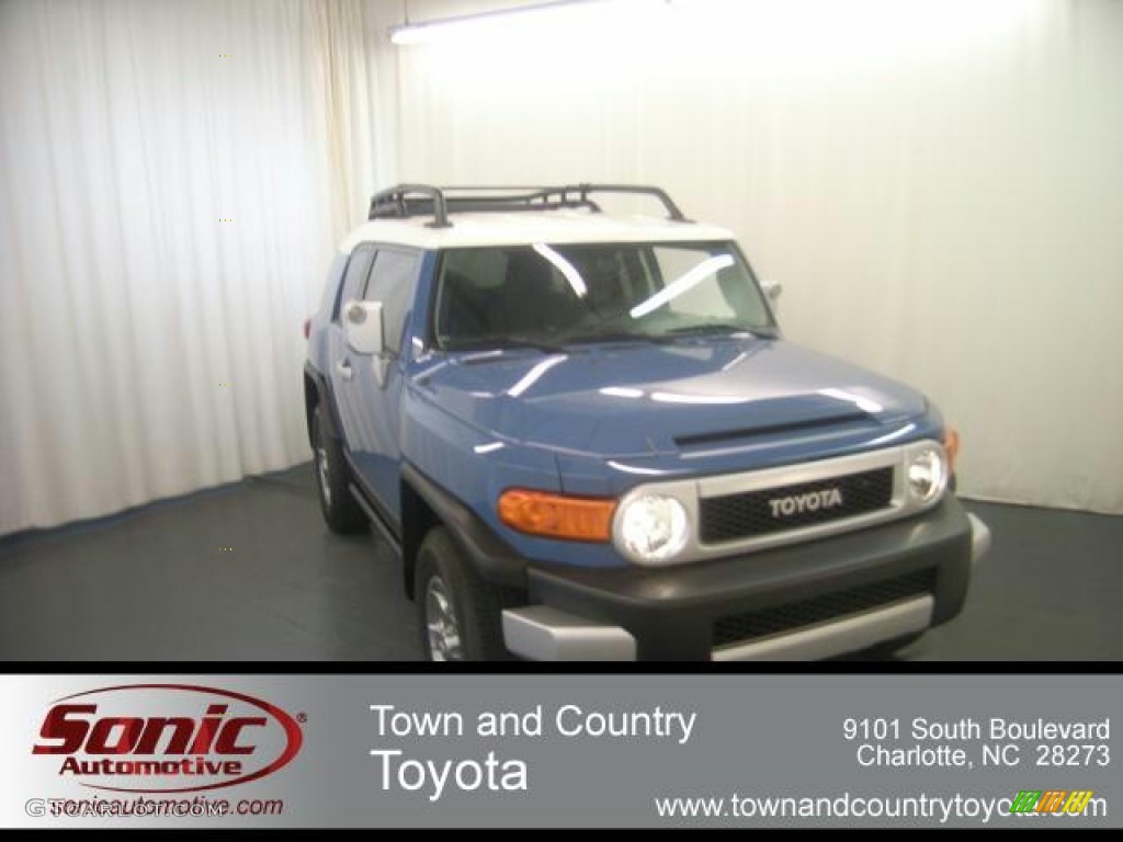 2012 FJ Cruiser 4WD - Cavalry Blue / Dark Charcoal photo #1