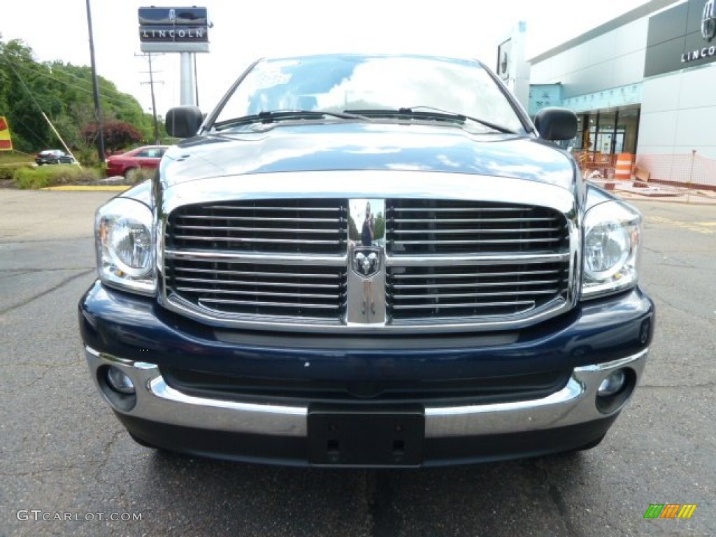 2007 Ram 1500 Big Horn Edition Quad Cab 4x4 - Patriot Blue Pearl / Medium Slate Gray photo #8