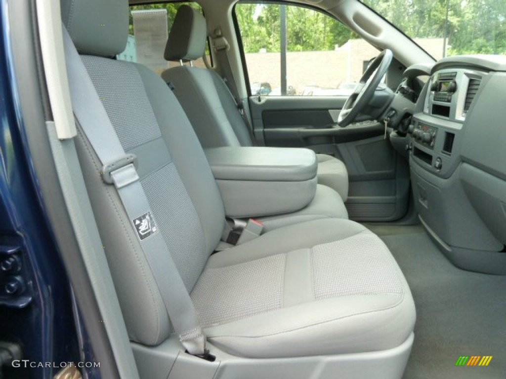 2007 Ram 1500 Big Horn Edition Quad Cab 4x4 - Patriot Blue Pearl / Medium Slate Gray photo #14