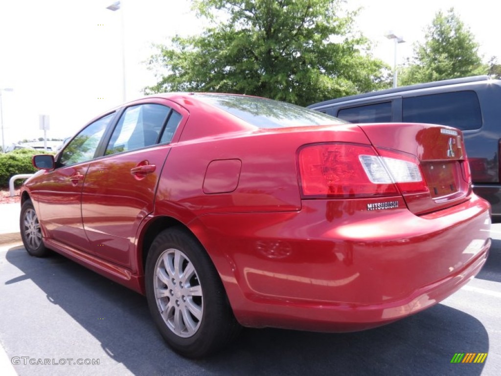 2010 Galant FE - Rave Red Pearl / Black photo #2