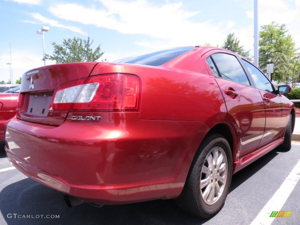 2010 Galant FE - Rave Red Pearl / Black photo #3