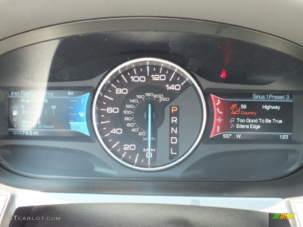 2013 Ford Edge SEL EcoBoost Gauges Photo #67106369