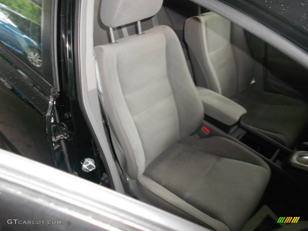 2010 Civic LX Sedan - Crystal Black Pearl / Gray photo #14