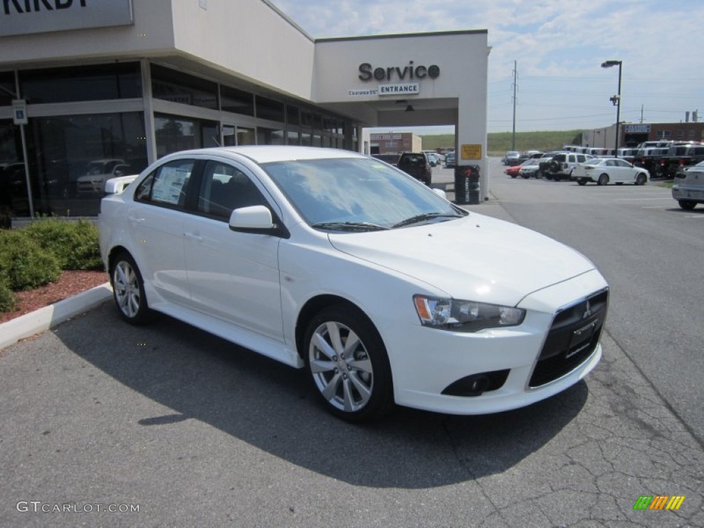2012 Lancer GT - Wicked White / Black photo #7