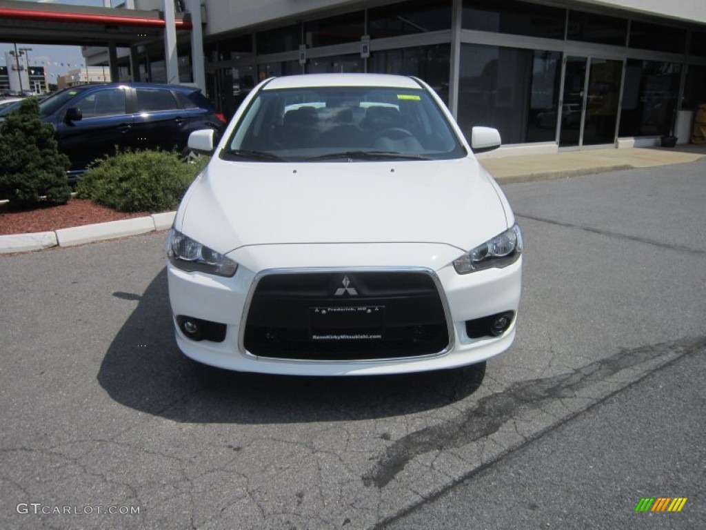2012 Lancer GT - Wicked White / Black photo #8