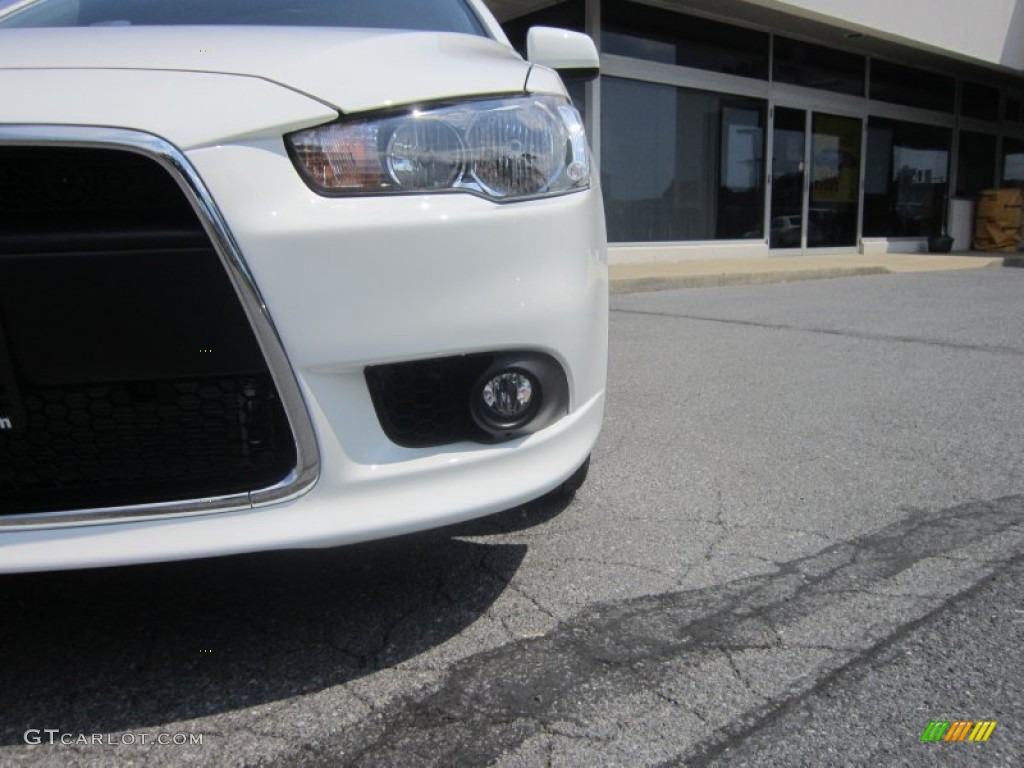 2012 Lancer GT - Wicked White / Black photo #9