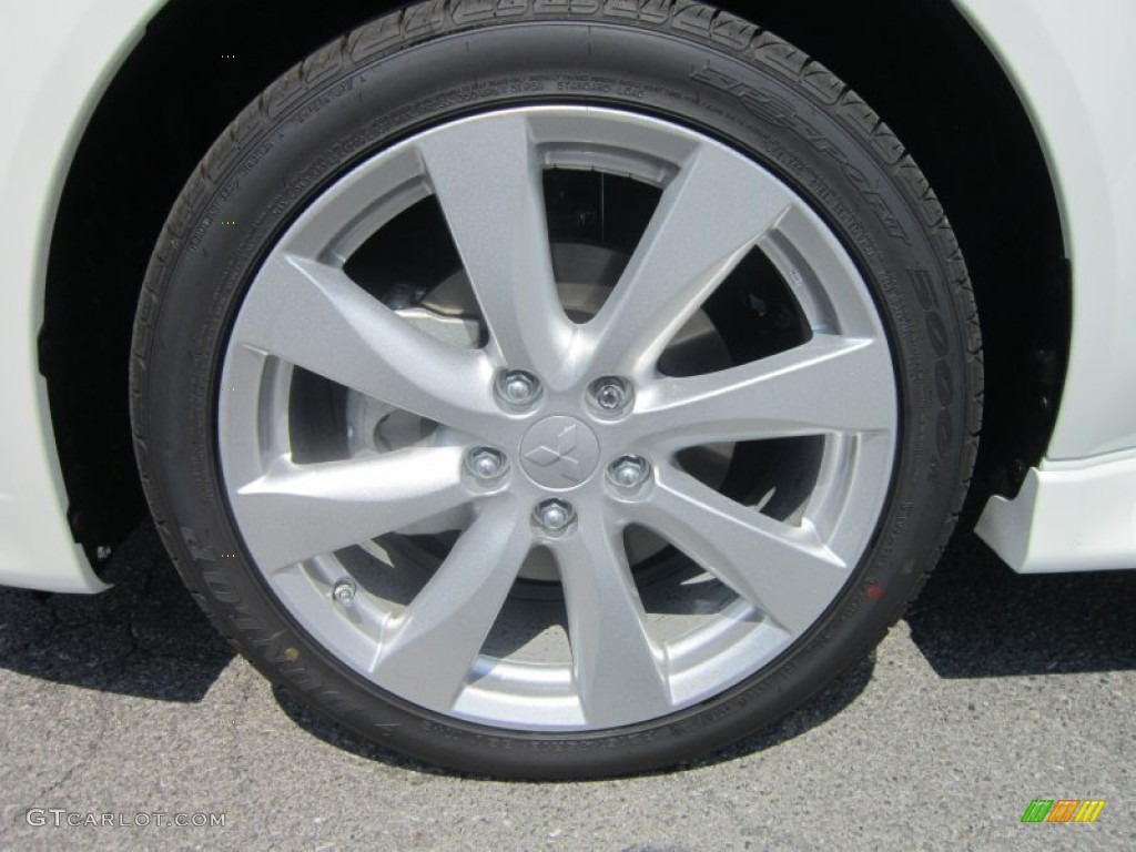 2012 Lancer GT - Wicked White / Black photo #10