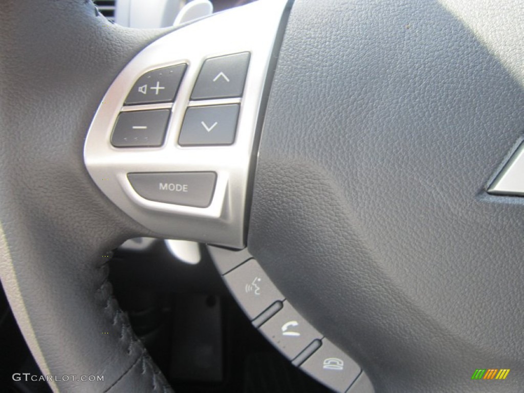 2012 Lancer GT - Wicked White / Black photo #15