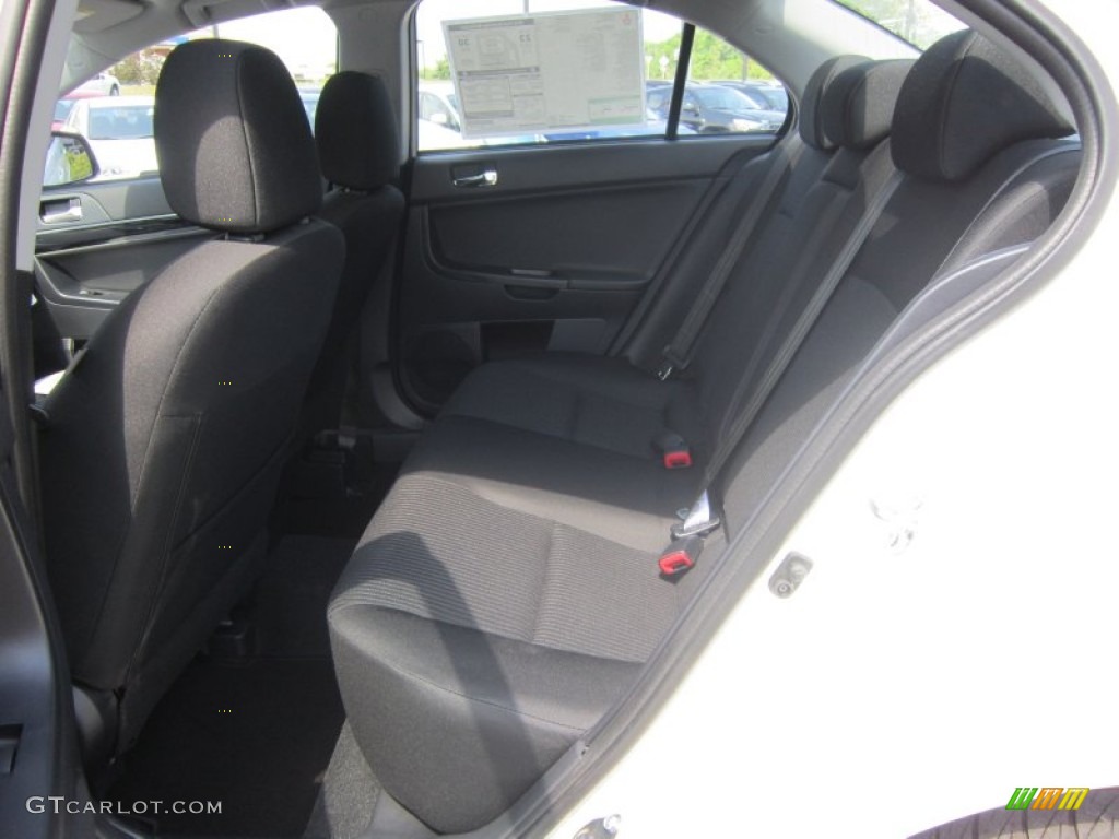 2012 Lancer GT - Wicked White / Black photo #22