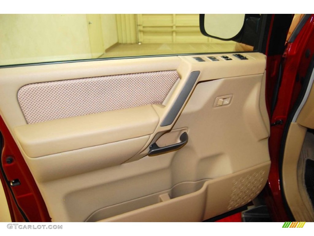 2006 Armada SE - Red Brawn / Sand Beige photo #9