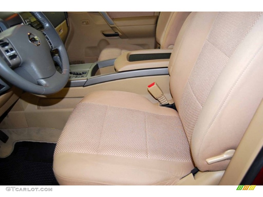 2006 Armada SE - Red Brawn / Sand Beige photo #10