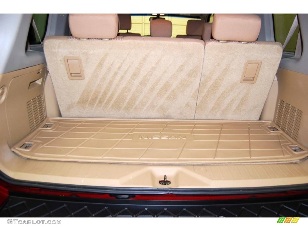 2006 Armada SE - Red Brawn / Sand Beige photo #17