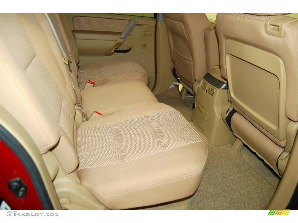 2006 Armada SE - Red Brawn / Sand Beige photo #19