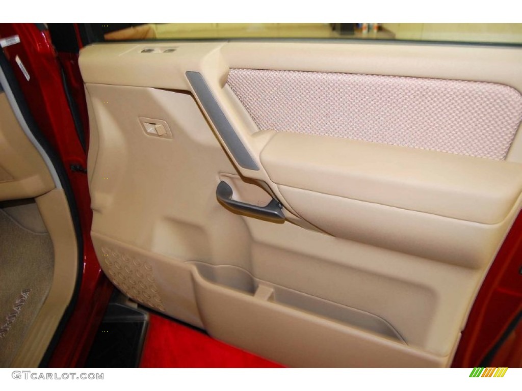 2006 Armada SE - Red Brawn / Sand Beige photo #20