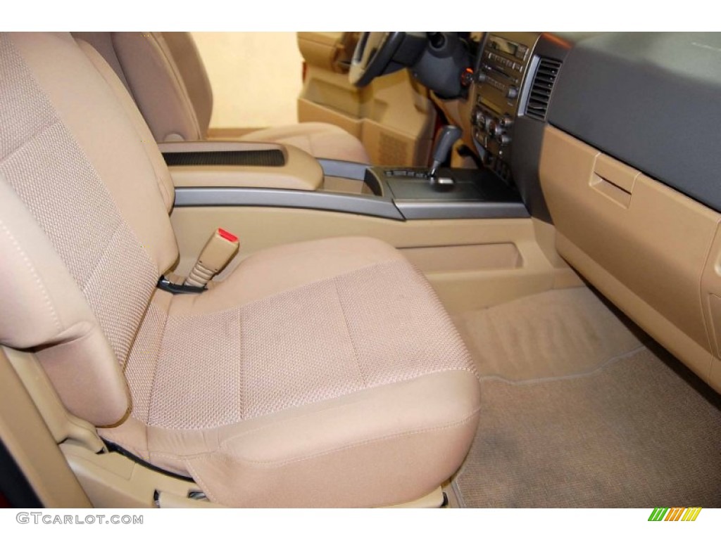 2006 Armada SE - Red Brawn / Sand Beige photo #21
