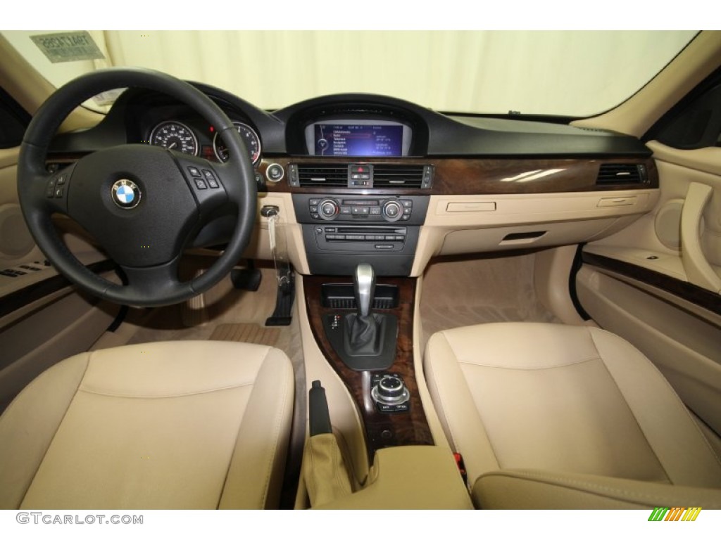 2009 3 Series 328i Sedan - Black Sapphire Metallic / Beige photo #4