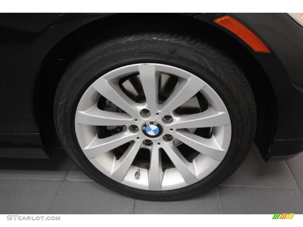 2009 3 Series 328i Sedan - Black Sapphire Metallic / Beige photo #9