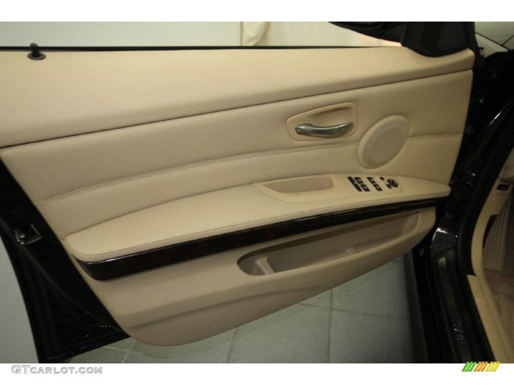 2009 3 Series 328i Sedan - Black Sapphire Metallic / Beige photo #14