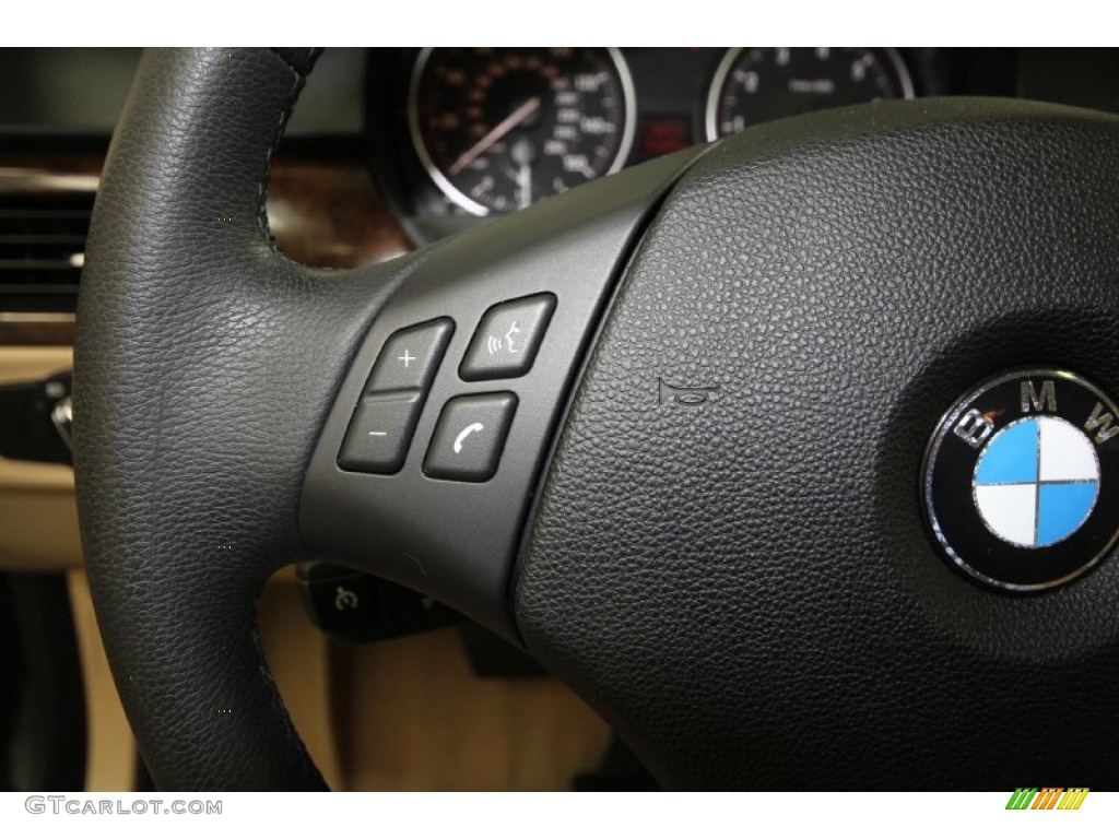 2009 3 Series 328i Sedan - Black Sapphire Metallic / Beige photo #23