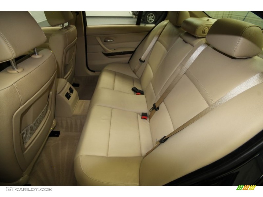 2009 3 Series 328i Sedan - Black Sapphire Metallic / Beige photo #24