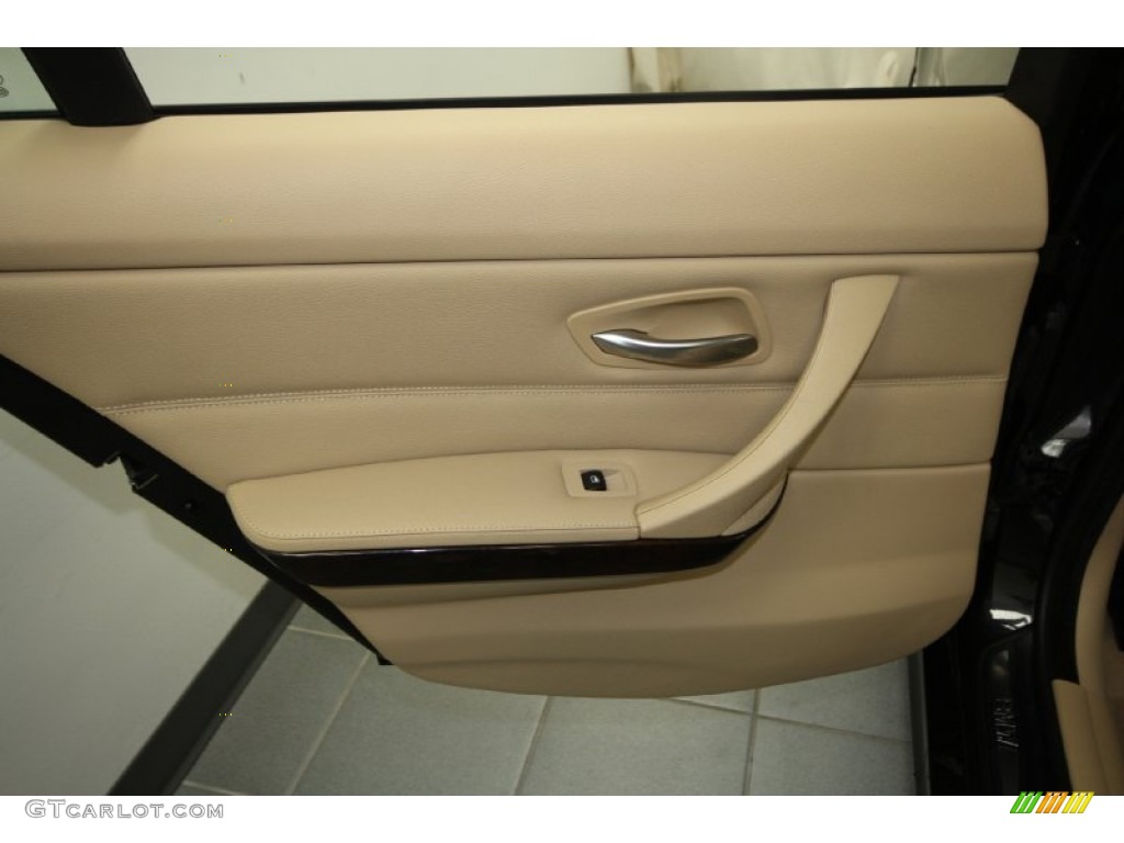 2009 3 Series 328i Sedan - Black Sapphire Metallic / Beige photo #26