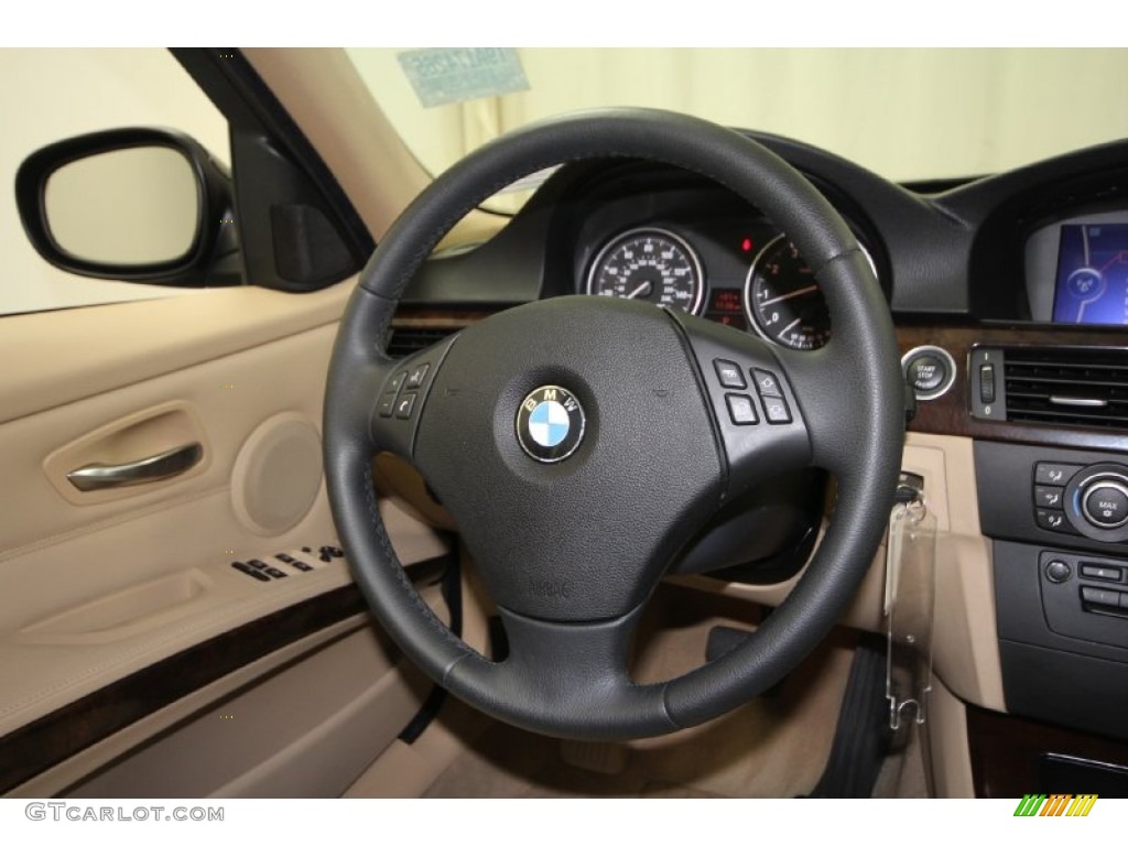 2009 3 Series 328i Sedan - Black Sapphire Metallic / Beige photo #27