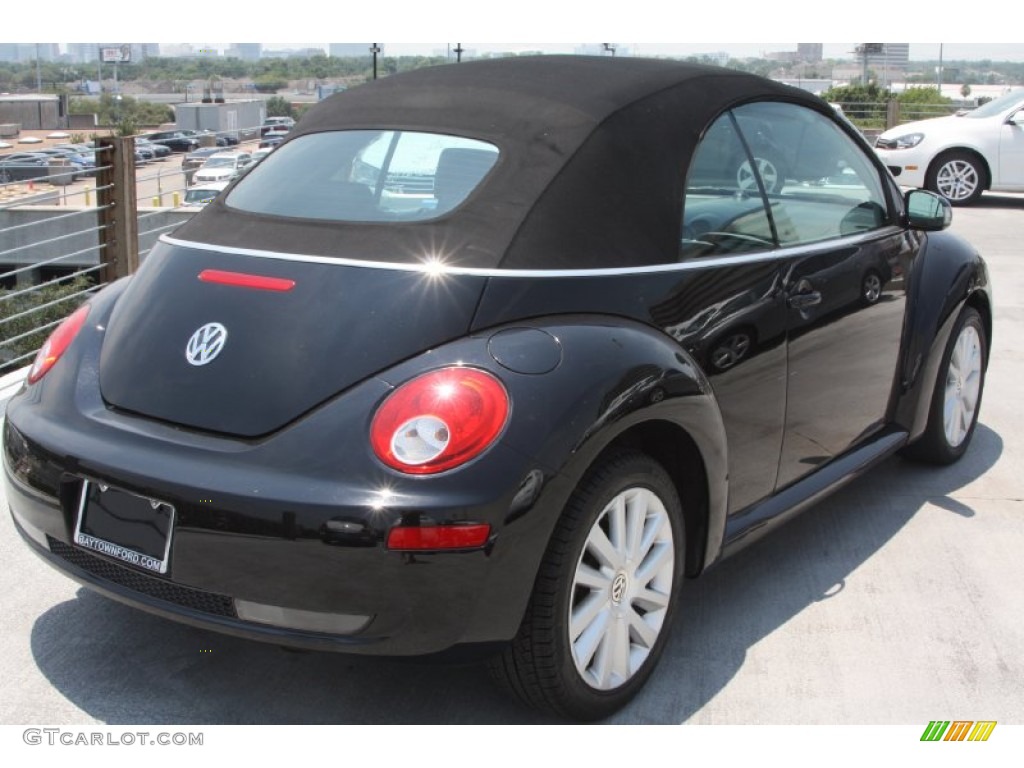 2009 New Beetle 2.5 Convertible - Black / Black photo #8
