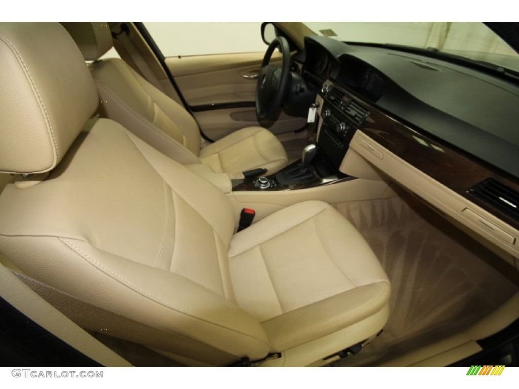 2009 3 Series 328i Sedan - Black Sapphire Metallic / Beige photo #34