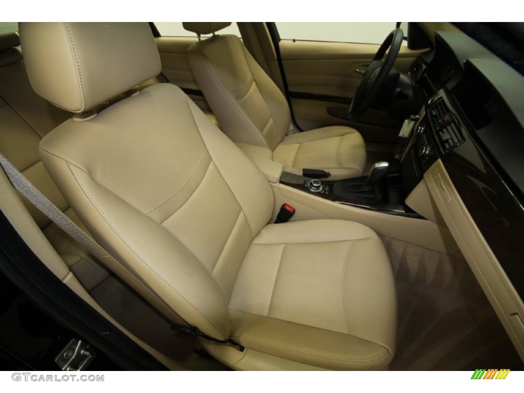 2009 3 Series 328i Sedan - Black Sapphire Metallic / Beige photo #37