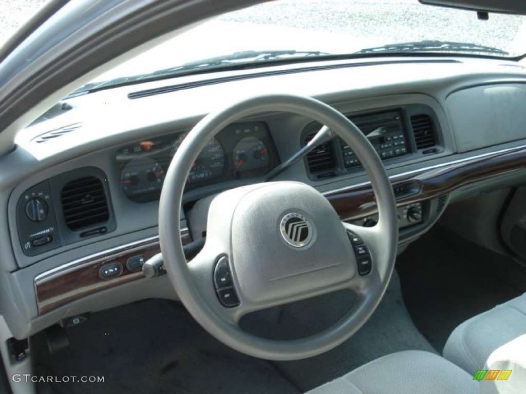 2003 Grand Marquis GS - Light Ice Blue Metallic / Medium Parchment photo #8