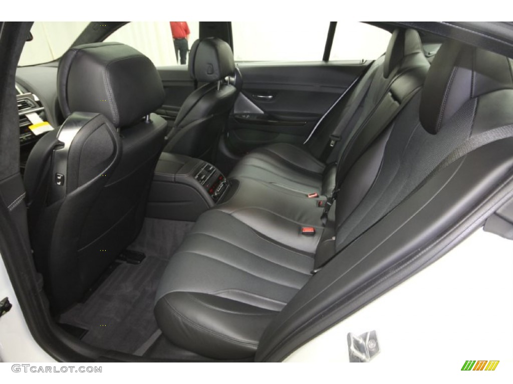 Black Interior 2013 BMW 6 Series 640i Gran Coupe Photo #67117238