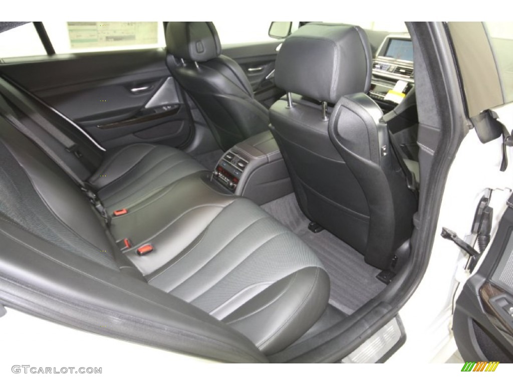 2013 BMW 6 Series 640i Gran Coupe Rear Seat Photo #67117268