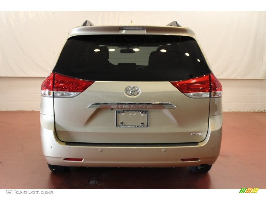 2011 Sienna Limited - Sandy Beach Metallic / Bisque photo #7