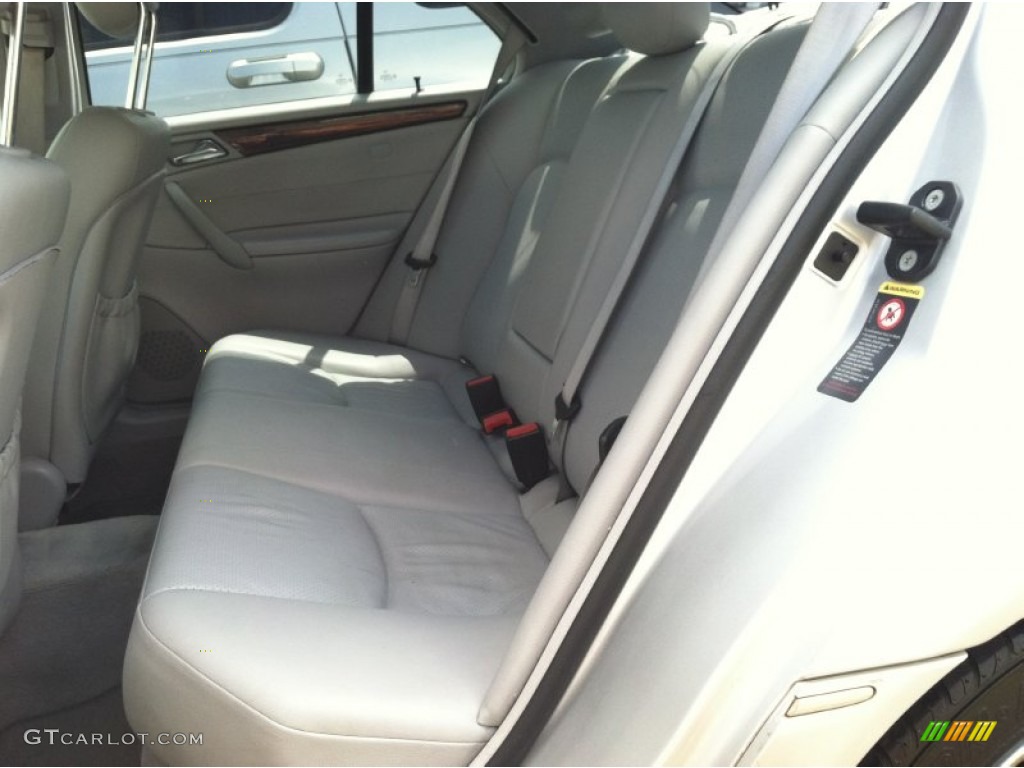 2001 C 320 Sedan - Brilliant Silver Metallic / Ash photo #18