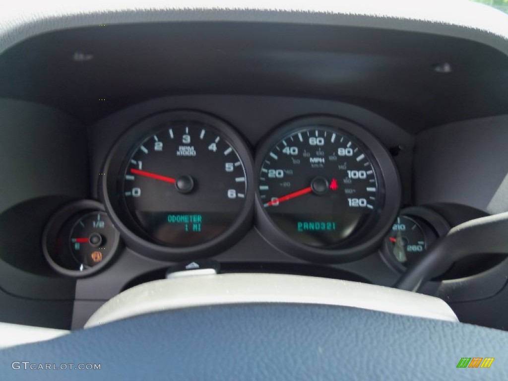 2012 Silverado 1500 LS Regular Cab 4x4 - Graystone Metallic / Dark Titanium photo #14