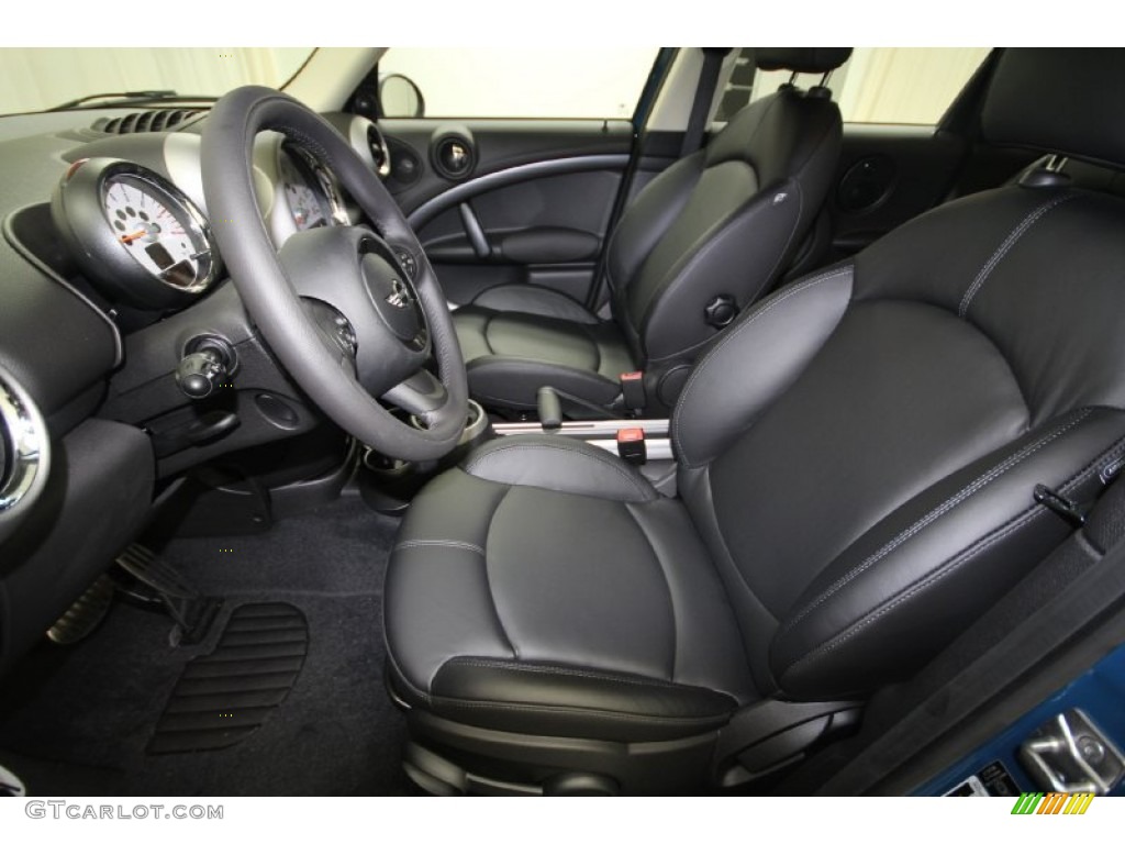 Carbon Black Interior 2012 Mini Cooper S Countryman Photo #67118996