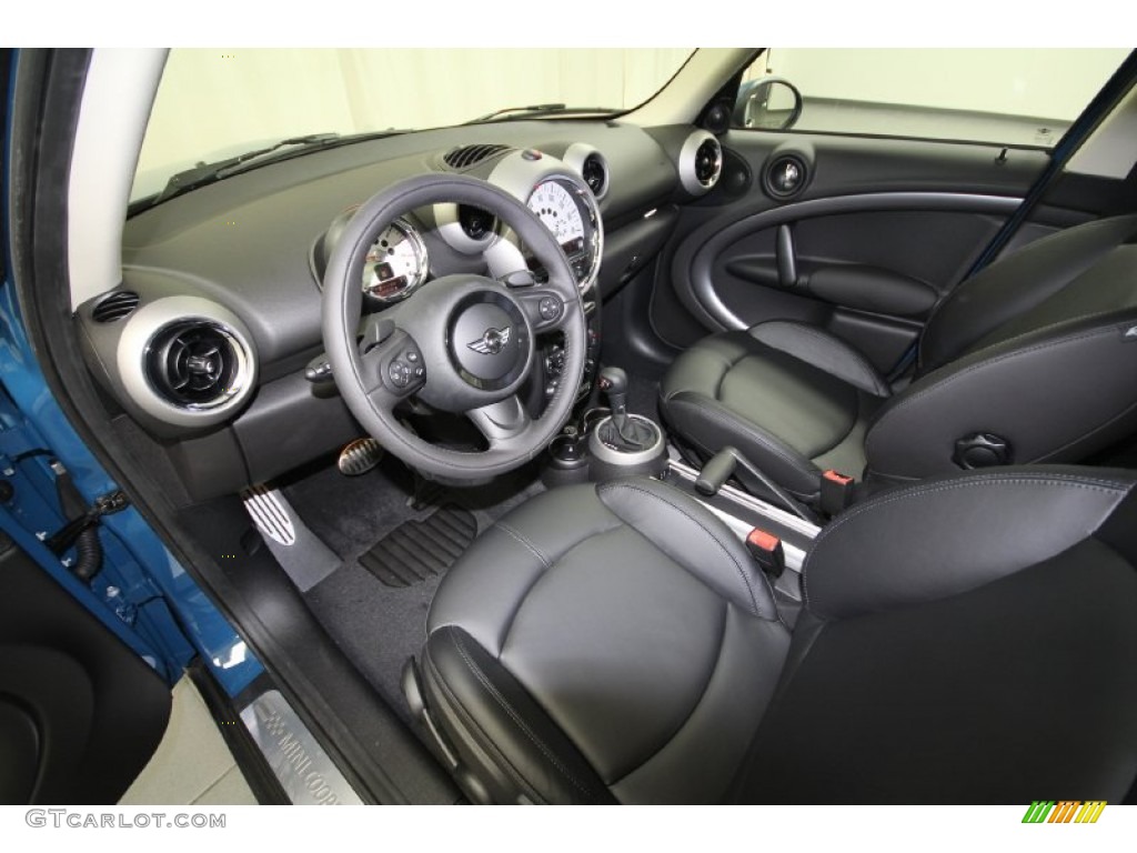 Carbon Black Interior 2012 Mini Cooper S Countryman Photo #67119086