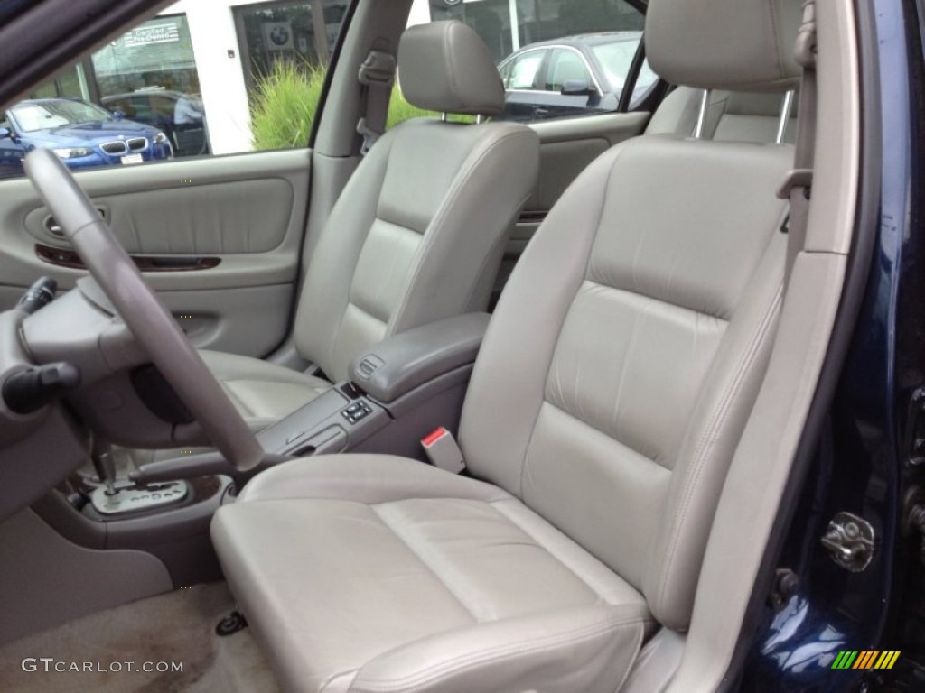 2003 Maxima GLE - Majestic Blue / Blond photo #10