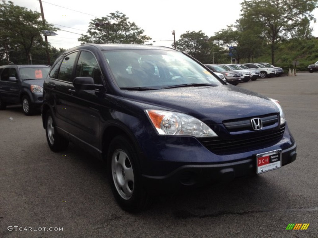 2009 CR-V LX 4WD - Royal Blue Pearl / Black photo #4