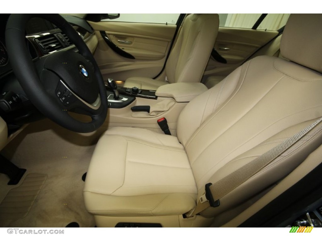 2012 3 Series 328i Sedan - Liquid Blue Metallic / Veneto Beige photo #3