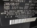 Black Pearl - Elantra GLS Sedan Photo No. 16