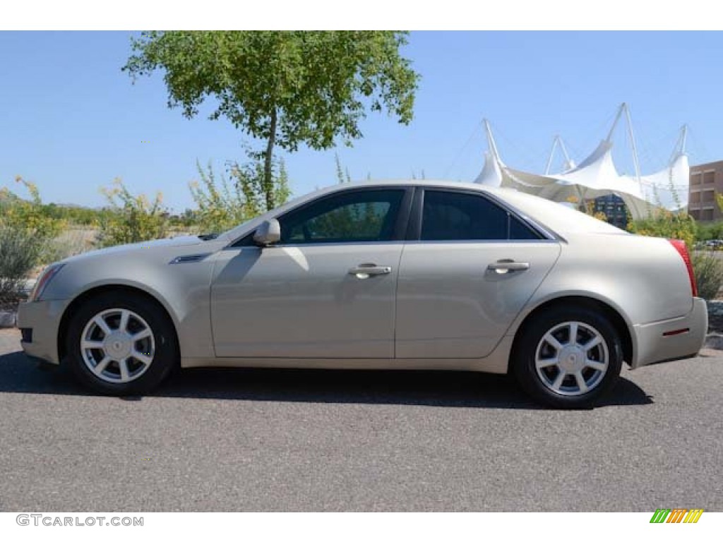 Gold Mist 2009 Cadillac CTS Sedan Exterior Photo #67119821